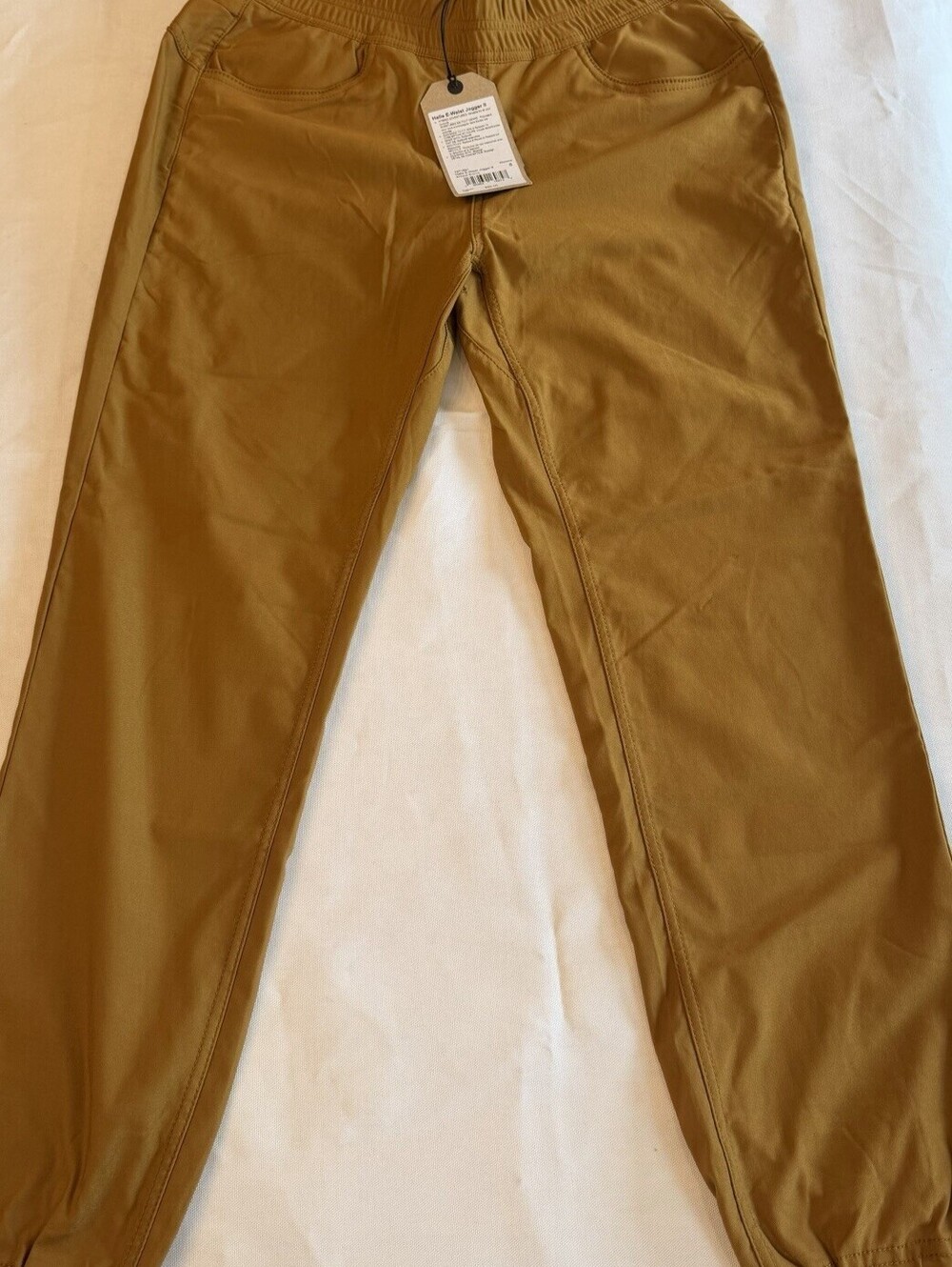 NWT PrAna Halle II E Waist Jogger Antique Bronze Size 8 Women's Pants Hiking.